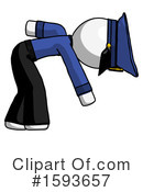 White Design Mascot Clipart #1593657 by Leo Blanchette