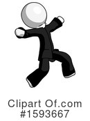 White Design Mascot Clipart #1593667 by Leo Blanchette