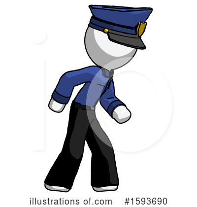 Royalty-Free (RF) White Design Mascot Clipart Illustration by Leo Blanchette - Stock Sample #1593690
