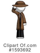 White Design Mascot Clipart #1593692 by Leo Blanchette