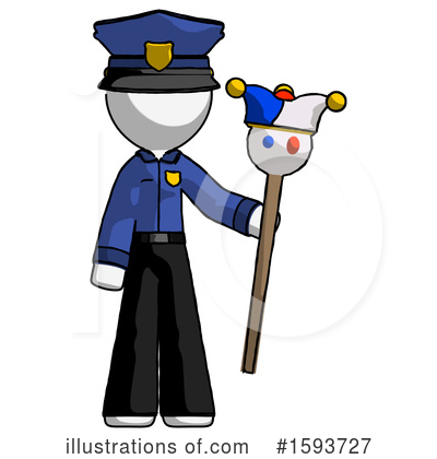 Royalty-Free (RF) White Design Mascot Clipart Illustration by Leo Blanchette - Stock Sample #1593727