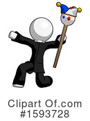 White Design Mascot Clipart #1593728 by Leo Blanchette