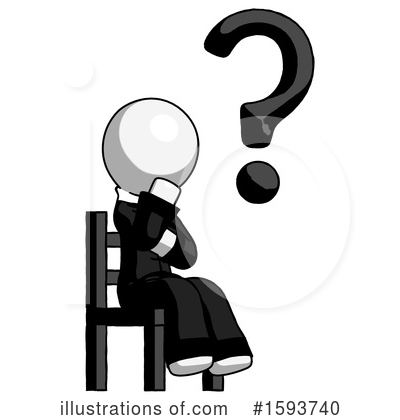 Royalty-Free (RF) White Design Mascot Clipart Illustration by Leo Blanchette - Stock Sample #1593740