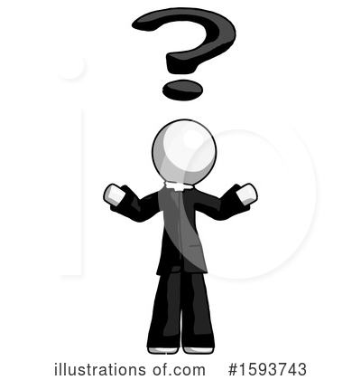 Royalty-Free (RF) White Design Mascot Clipart Illustration by Leo Blanchette - Stock Sample #1593743