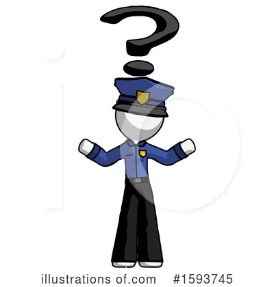 Royalty-Free (RF) White Design Mascot Clipart Illustration by Leo Blanchette - Stock Sample #1593745