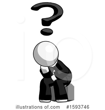 Royalty-Free (RF) White Design Mascot Clipart Illustration by Leo Blanchette - Stock Sample #1593746