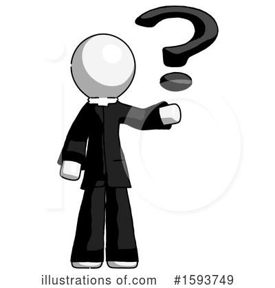 Royalty-Free (RF) White Design Mascot Clipart Illustration by Leo Blanchette - Stock Sample #1593749