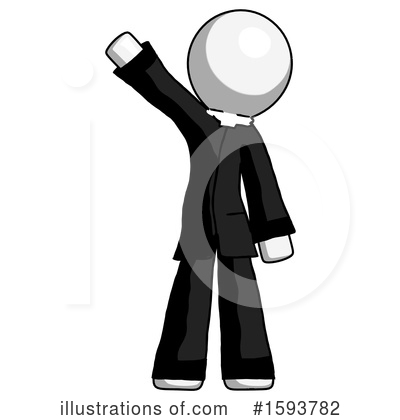 Royalty-Free (RF) White Design Mascot Clipart Illustration by Leo Blanchette - Stock Sample #1593782