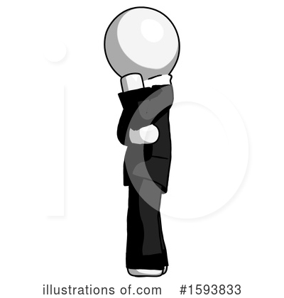 Royalty-Free (RF) White Design Mascot Clipart Illustration by Leo Blanchette - Stock Sample #1593833