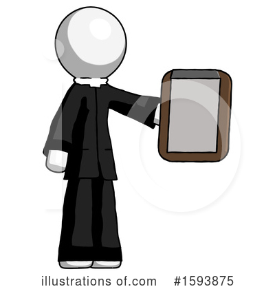 Royalty-Free (RF) White Design Mascot Clipart Illustration by Leo Blanchette - Stock Sample #1593875