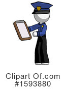 White Design Mascot Clipart #1593880 by Leo Blanchette