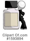 White Design Mascot Clipart #1593894 by Leo Blanchette