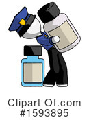 White Design Mascot Clipart #1593895 by Leo Blanchette