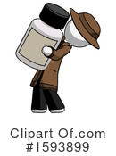 White Design Mascot Clipart #1593899 by Leo Blanchette