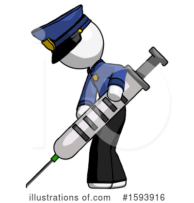 Royalty-Free (RF) White Design Mascot Clipart Illustration by Leo Blanchette - Stock Sample #1593916