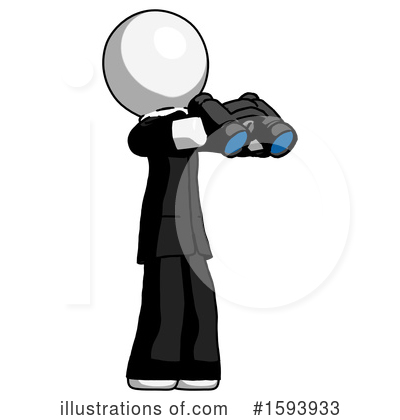 Royalty-Free (RF) White Design Mascot Clipart Illustration by Leo Blanchette - Stock Sample #1593933