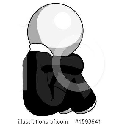 Royalty-Free (RF) White Design Mascot Clipart Illustration by Leo Blanchette - Stock Sample #1593941