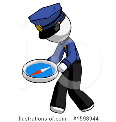 Royalty-Free (RF) White Design Mascot Clipart Illustration by Leo Blanchette - Stock Sample #1593944