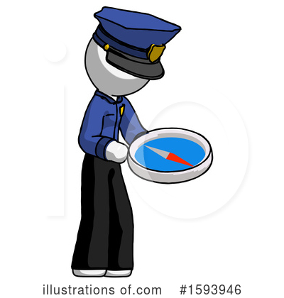 Royalty-Free (RF) White Design Mascot Clipart Illustration by Leo Blanchette - Stock Sample #1593946