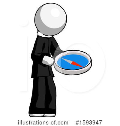 Royalty-Free (RF) White Design Mascot Clipart Illustration by Leo Blanchette - Stock Sample #1593947