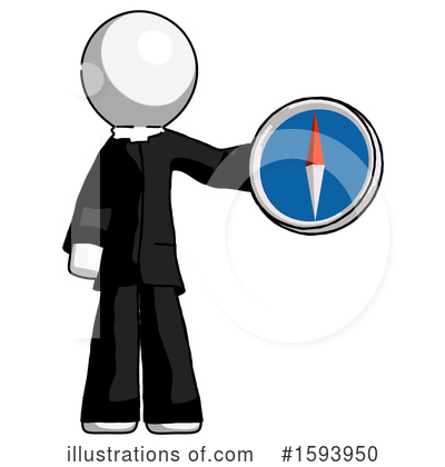 Royalty-Free (RF) White Design Mascot Clipart Illustration by Leo Blanchette - Stock Sample #1593950