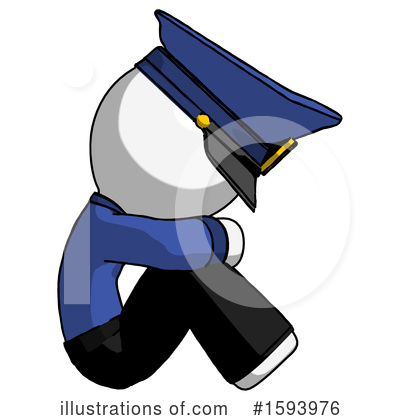 Royalty-Free (RF) White Design Mascot Clipart Illustration by Leo Blanchette - Stock Sample #1593976