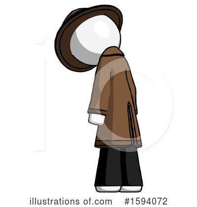 Royalty-Free (RF) White Design Mascot Clipart Illustration by Leo Blanchette - Stock Sample #1594072