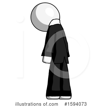 Royalty-Free (RF) White Design Mascot Clipart Illustration by Leo Blanchette - Stock Sample #1594073
