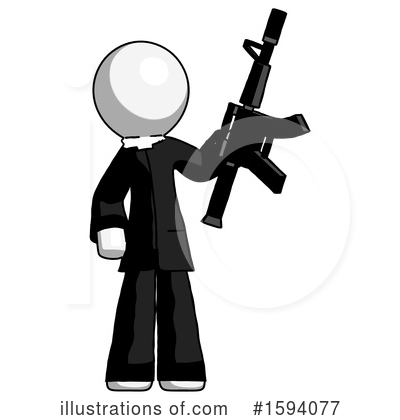Royalty-Free (RF) White Design Mascot Clipart Illustration by Leo Blanchette - Stock Sample #1594077
