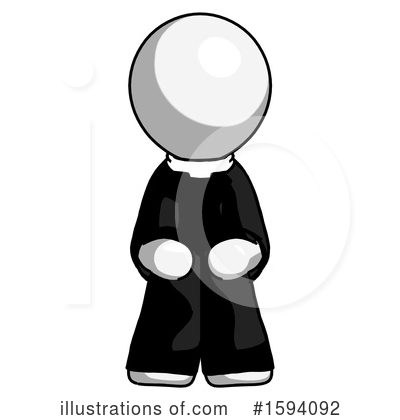 Royalty-Free (RF) White Design Mascot Clipart Illustration by Leo Blanchette - Stock Sample #1594092