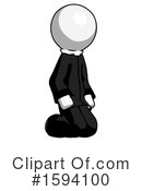 White Design Mascot Clipart #1594100 by Leo Blanchette