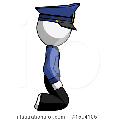 Royalty-Free (RF) White Design Mascot Clipart Illustration by Leo Blanchette - Stock Sample #1594105