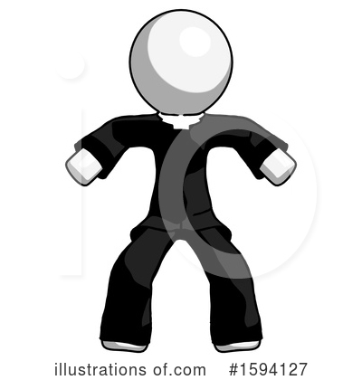 Royalty-Free (RF) White Design Mascot Clipart Illustration by Leo Blanchette - Stock Sample #1594127