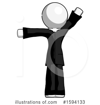 Royalty-Free (RF) White Design Mascot Clipart Illustration by Leo Blanchette - Stock Sample #1594133