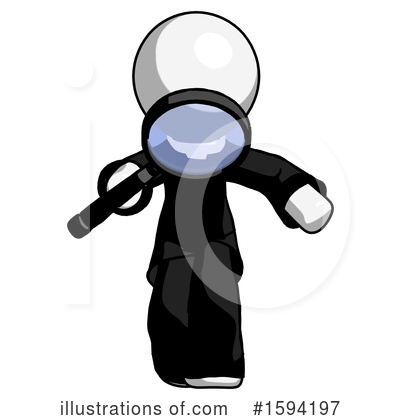 Royalty-Free (RF) White Design Mascot Clipart Illustration by Leo Blanchette - Stock Sample #1594197