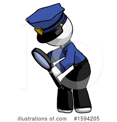 Royalty-Free (RF) White Design Mascot Clipart Illustration by Leo Blanchette - Stock Sample #1594205