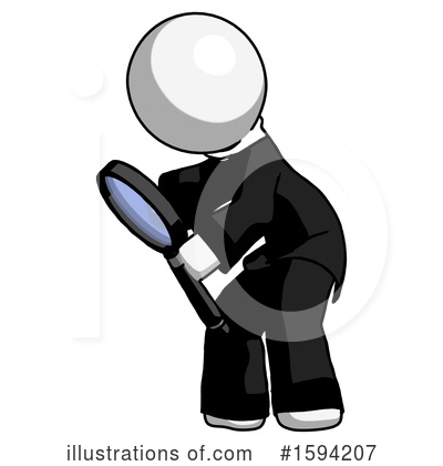 Royalty-Free (RF) White Design Mascot Clipart Illustration by Leo Blanchette - Stock Sample #1594207