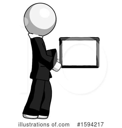 Royalty-Free (RF) White Design Mascot Clipart Illustration by Leo Blanchette - Stock Sample #1594217