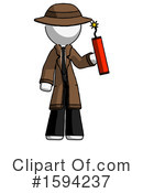 White Design Mascot Clipart #1594237 by Leo Blanchette