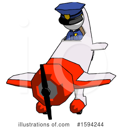 Royalty-Free (RF) White Design Mascot Clipart Illustration by Leo Blanchette - Stock Sample #1594244