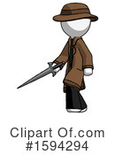 White Design Mascot Clipart #1594294 by Leo Blanchette