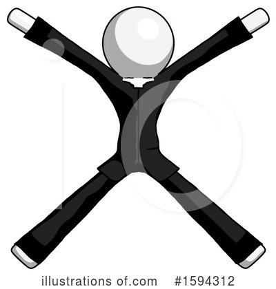 Royalty-Free (RF) White Design Mascot Clipart Illustration by Leo Blanchette - Stock Sample #1594312