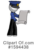 White Design Mascot Clipart #1594438 by Leo Blanchette