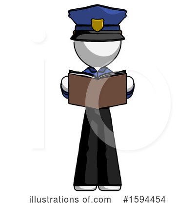Royalty-Free (RF) White Design Mascot Clipart Illustration by Leo Blanchette - Stock Sample #1594454