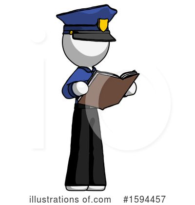 Royalty-Free (RF) White Design Mascot Clipart Illustration by Leo Blanchette - Stock Sample #1594457