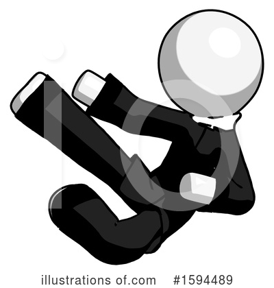 Royalty-Free (RF) White Design Mascot Clipart Illustration by Leo Blanchette - Stock Sample #1594489