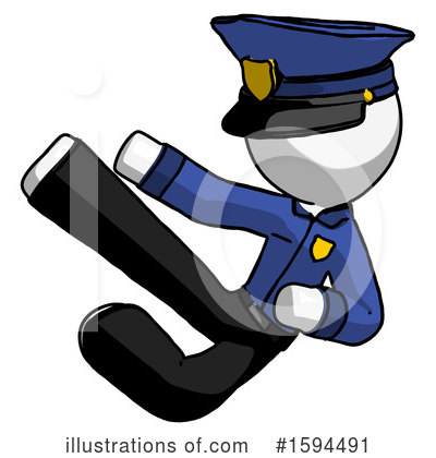 Royalty-Free (RF) White Design Mascot Clipart Illustration by Leo Blanchette - Stock Sample #1594491