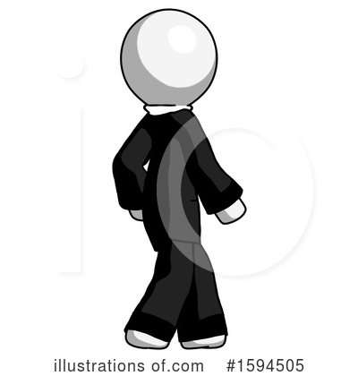 Royalty-Free (RF) White Design Mascot Clipart Illustration by Leo Blanchette - Stock Sample #1594505