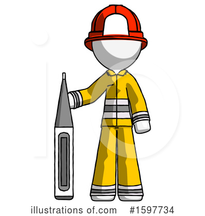 Royalty-Free (RF) White Design Mascot Clipart Illustration by Leo Blanchette - Stock Sample #1597734