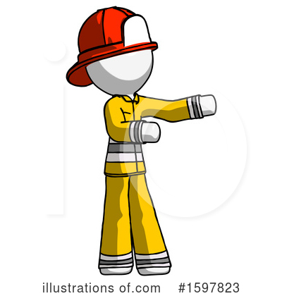 Royalty-Free (RF) White Design Mascot Clipart Illustration by Leo Blanchette - Stock Sample #1597823